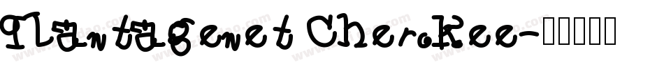 Plantagenet Cherokee字体转换